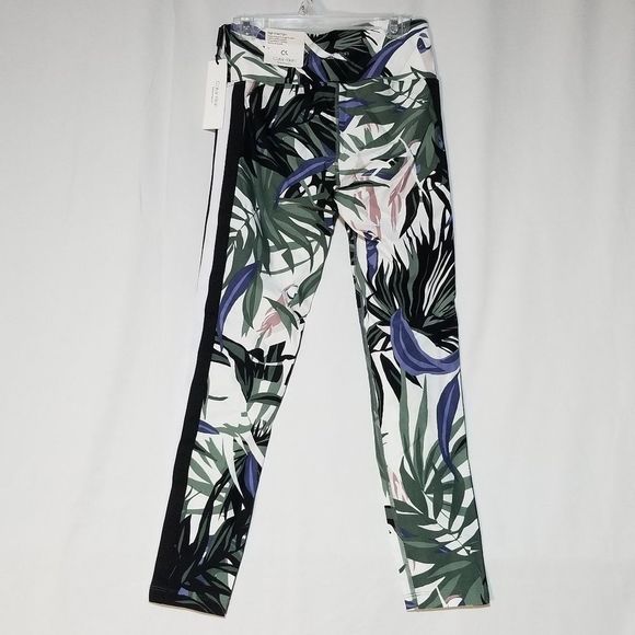 Calvin Klein Performance Wide-Stripe Leggings - Picture 7 of 9
